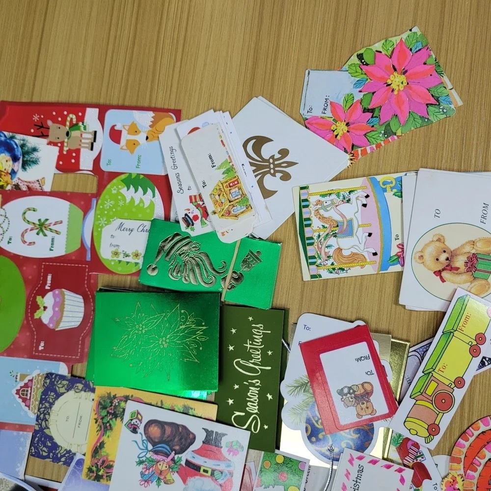 Vintage Lot of Christmas Holiday Gift Tags To From‎